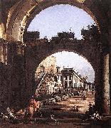 Bernardo Bellotto Bellotto urban scenes have the same France oil painting artist